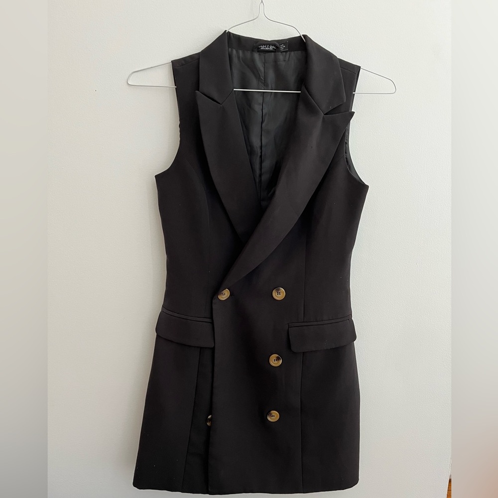 Nasty Gal double breasted blazer dress US size 2